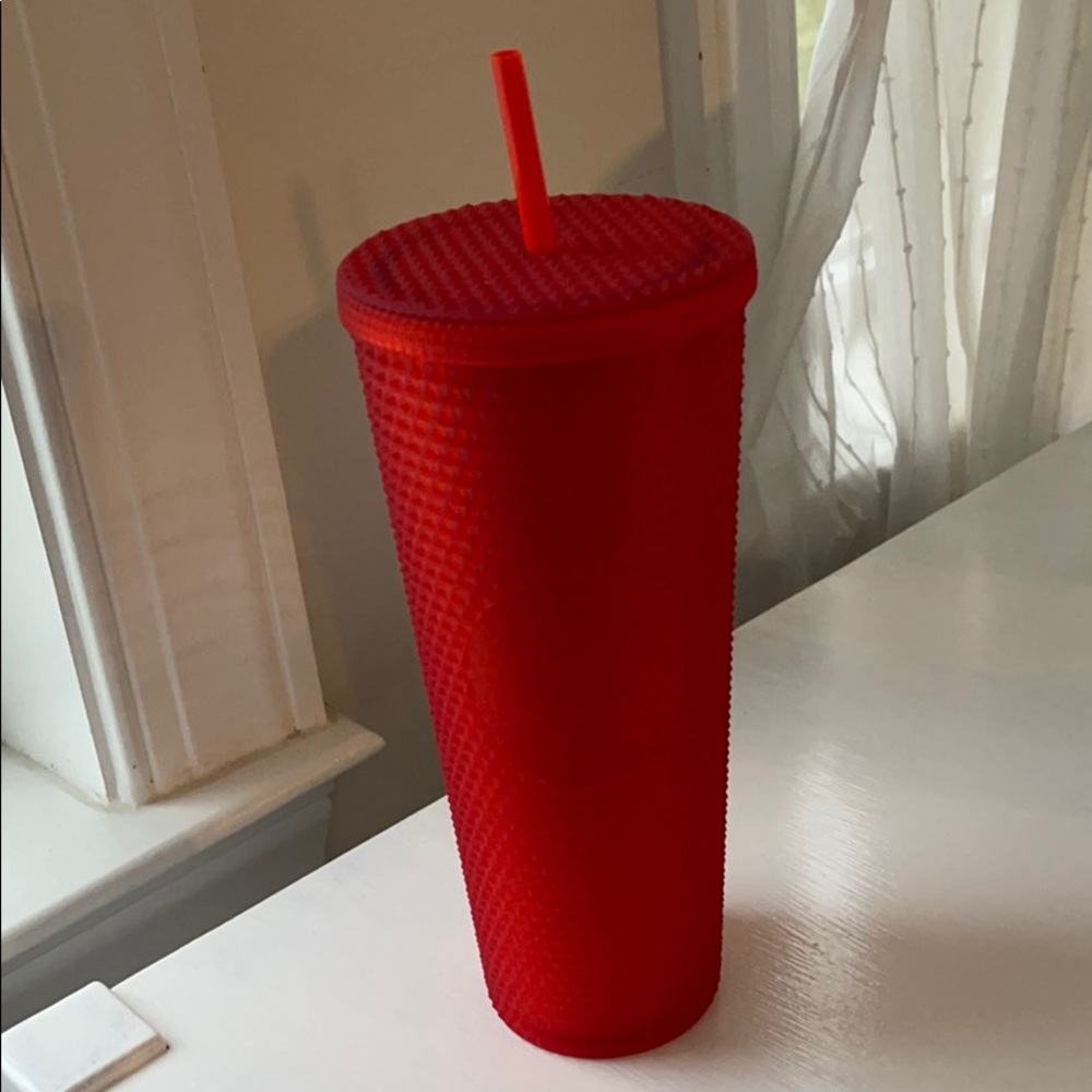 Starbucks Matte Red Studded Tumbler Cup